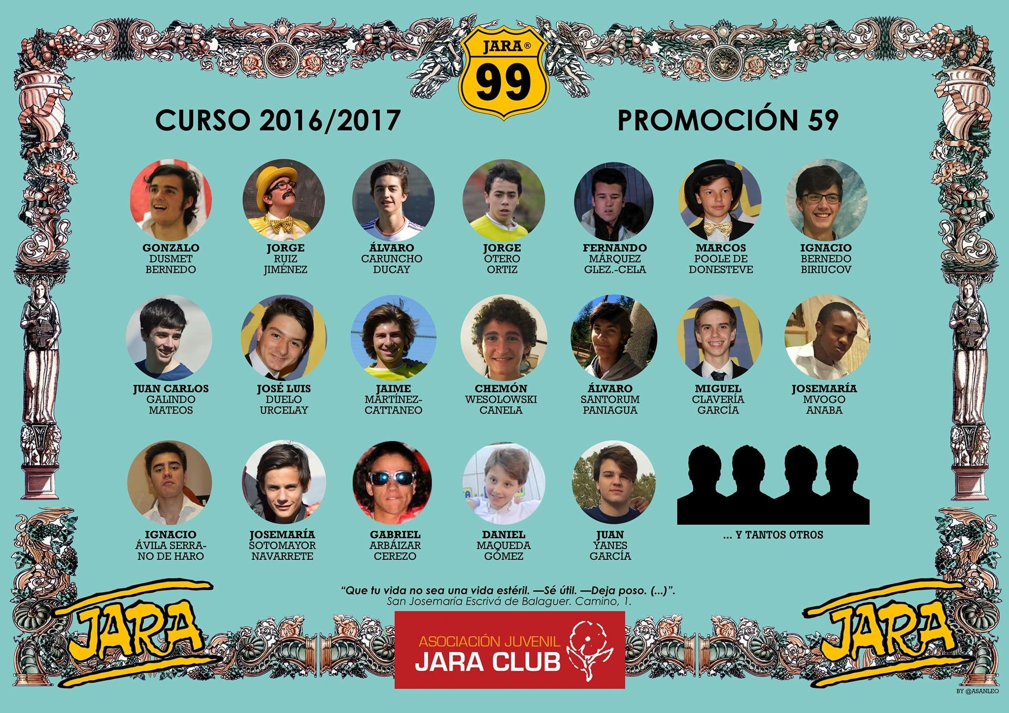 LA PROMOCIÓN 59 DICE “HASTA SIEMPRE”